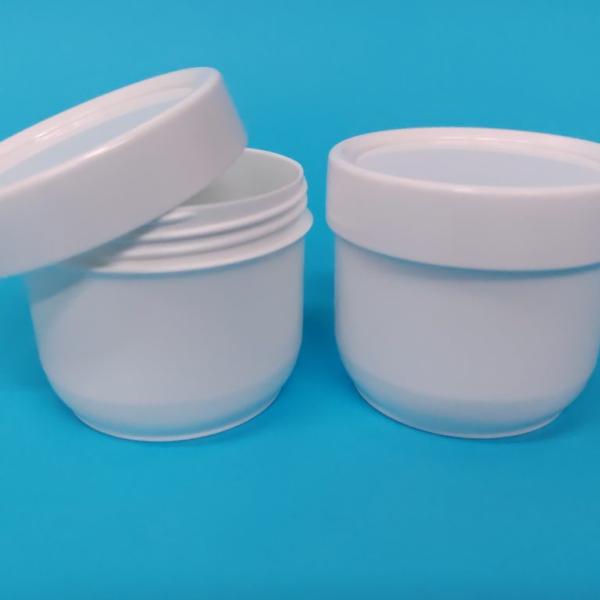 100 ml lekarniški lonček bele barve