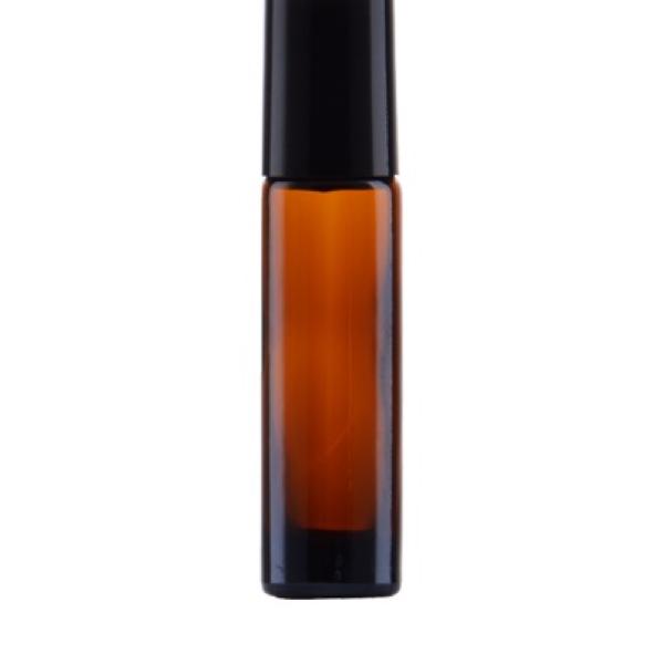 10 ml Roll on amber steklenička s kovinsko kroglico