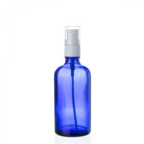 100 ml modra steklenička z razpršilko za tekočine